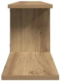 vidaXL Ράφι Τηλεόρασης Αρτισιανή Δρυς 125x18x23 εκ. Επεξεργασμένο Ξύλο