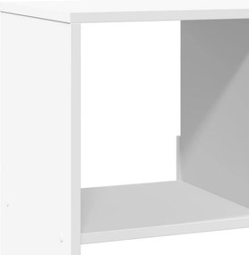 vidaXL Βιβλιοθήκη Λευκή 100x33x156,5 εκ. από Επεξεργασμένο Ξύλο