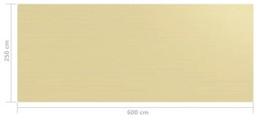 Χαλί Σκηνής Μπεζ 250 x 600 εκ.