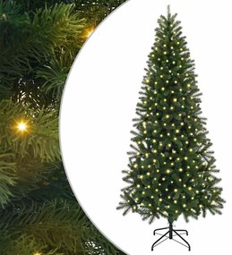 vidaXL Τεχνητό Χριστουγεννιάτικο Δέντρο Πράσινο 240 cm ΠΕ και PVC