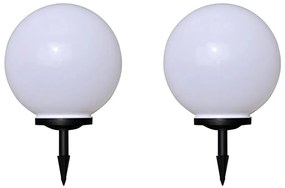 vidaXL Φωτιστικά Εξωτ. Χώρου για Μονοπάτια 2 τεμ. LED Καρφωτά 40 εκ.