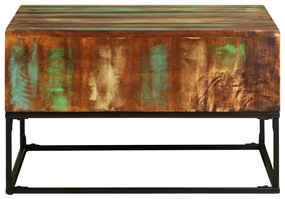 Τραπεζάκι Σαλονιού 68 x 68 x 41 εκ. από Μασίφ Ανακυκλωμένο Ξύλο - Καφέ