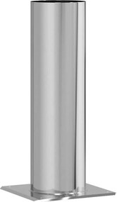 vidaXL Επέκταση Κεφαλής Καμινάδας Ασημί 26 x 26 x 50 εκ.