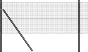 vidaXL Στύλος Περιφράξεων Γκρι 10 x 0,4 μ (12 x 12 mm πλέγμα)