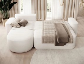 Γωνιακός καναπές Luxora-Leuko-Αριστερή