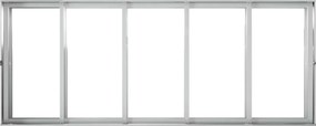 vidaXL Γλάστρα Κήπου Ασημί 200 x 80 x 60 εκ Γαλβανισμένος Χάλυβας