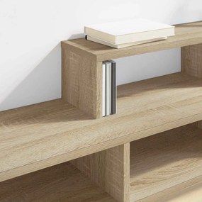 vidaXL ΡάφιΤηλεόρασηςΤοίχου 120x25x28,5εκ Επεξεργασμένο ξύλο