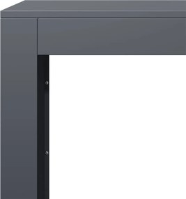 vidaXL Ράφι Καυσόξυλων Ανθρακί 60x40x60 εκ. Ατσάλινο