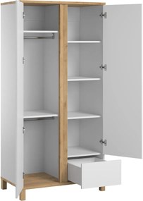 Ντουλάπα Altitude δίφυλλη-Fusiko-Leuko