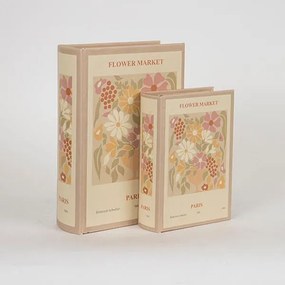 Διακοσμητικά Βιβλία/Κουτιά (Σετ 2τμχ) Estheti 752-17063