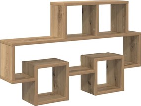 vidaXL Ράφι Τοίχου artisan δρυς 82 x 15 x 51 εκ Επεξεργασμένο ξύλο