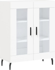 vidaXL Ντουλάπι Λευκό 69,5x34x180 εκ. από Επεξεργασμένο Ξύλο