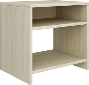 vidaXL Κομοδίνο Χρώμα Sonoma Δρυς 40 x 30 x 40 εκ. από Επεξ. Ξύλο