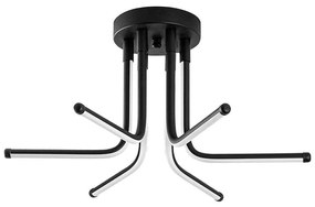 Φωτιστικό Οροφής - Πλαφονιέρα Leddaisy 119FRS1557 55x55x25cm Led 28W 3000K Black Opviq