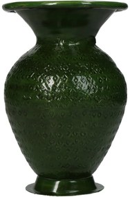 Βάζο ArteLibre Πράσινο Αλουμίνιο 11x11x16cm