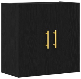 vidaXL Ντουλάπα Τοίχου Μαύρη δρυς 60 x 31 x 70 εκ Επεξεργασμένο ξύλο