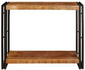 vidaXL Τραπέζι κονσόλας 90 x 33 x 75 εκ Μασίφ ακατέργαστο ξύλο μάνγκο