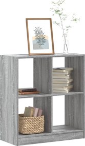 vidaXL Βιβλιοθήκη Γκρι Sonoma 68,5x32x75 κ. από Επεξεργ. Ξύλο