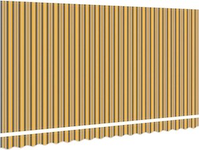 vidaXL Ύφασμα αντικατάστασης τέντας Πολύχρωμο 380 x 195 εκ.