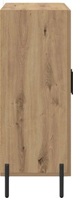 vidaXL Πλαϊνό γραφείο Artisan Oak 69,5 x 34 x 90 εκ.