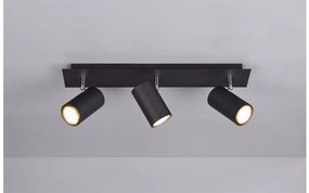 Σποτ Φωτιστικό Οροφής 3xGU10 Τριπλό Κινητό Marley Trio Lighting 802400332 Μαύρο