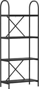 vidaXL Ράφι Βιβλίων 4 επιπέδων 60 x 30 x 146 εκ Επεξεργασμένο ξύλο