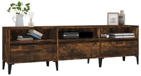 vidaXL Έπιπλο Τηλεόρασης Καπνιστή Δρυς 150x30x44,5 εκ. Επεξ. Ξύλο