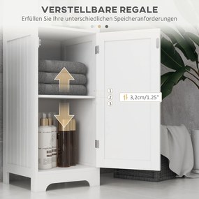 Ντουλάπι μπάνιου, ντουλάπι τουαλέτας, 40 cm x 38 cm x 160 cm, Λευκό