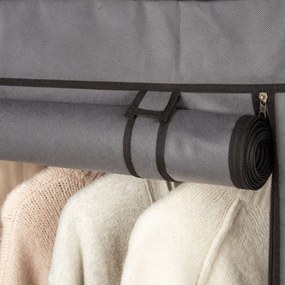 Ντουλάπα για τα ρπύχα Max Home Σκούρο γκρίζο 105 X 160 X 44 CM x2