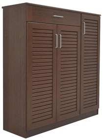 Shoe cabinet Sante 30 pairs walnut 120x37x123cm 120x37x123 εκ.