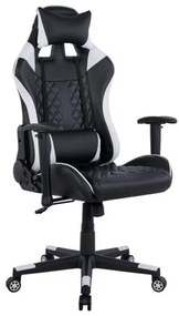 ΠΟΛΥΘΡΟΝΑ GAMING JOURNEY HM1146.04 ΣΕ ΧΡΩΜΑ ΜΑΥΡΟ-ΛΕΥΚΟ 68Χ69Χ130 ΕΚ