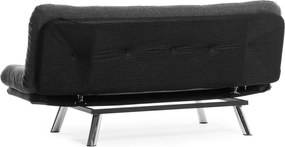 3-Seat Sofa-Bed Misa Small Sofabed - Dark Grey Dark Grey