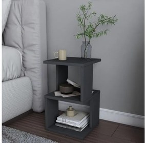 Κομοδίνο Carter Megapap ανθρακί 29,6x29,6x49,4εκ. GP052-0149,1-GP052-0149,1-Ανθρακί GP052-0149,1