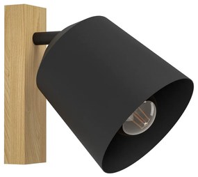 Φωτιστικό Σποτ Eglo 900434 COTORRO Καφέ (Brown)|Μαύρο Ματ (Black Mat)