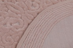 Bathmat Set (2 Pieces) Piante Oval - Pink Multicolor