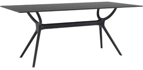 AIR ΤΡΑΠΕΖΙ 180Χ90εκ. BLACK LAMINATE 12mm