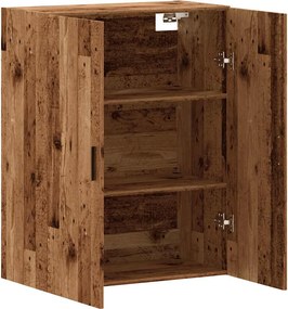 vidaXL Επίτοιχο ντουλάπι Παλιό ξύλο 69,5x34x90 cm