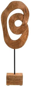 Διακοσμητικό Αγαλματίδιο 961-225-001 20x7x56cm Natural Ξύλο