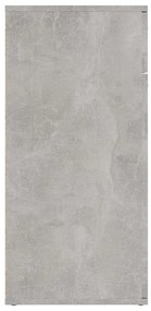 Ντουλάπι με Συρτάρι Γκρι Σκυροδέματος 80x36x75 εκ. Μοριοσανίδα - Γκρι