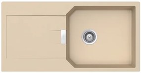 Schock Cristalite Manhattan Vanilla Ένθετος Νεροχύτης 100x51cm
