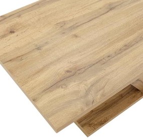 Τραπέζι σαλονιού Solange pakoworld χρώμα sonoma 110x55x47.5εκ