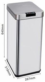 Σκουπίδια μπορεί να Kitchen Move Γκρι 50 L