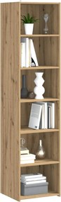 vidaXL Πλαϊνό γραφείο Artisan Δρυς 45 x 41 x 185 εκ.