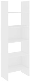 vidaXL Βιβλιοθήκη Λευκή 60 x 35 x 180 εκ. από Επεξ. Ξύλο