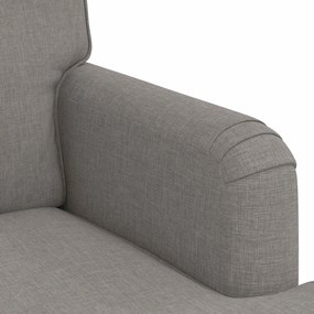 vidaXL Καναπές Taupe 144 x 80 x 85 εκ ύφασμα
