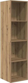 vidaXL Σετ επίπλου τηλεόρασης 3 pcs Artisan Oak Επεξεργασμένο ξύλο