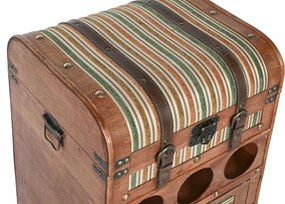 Μπουκαλοθήκη Home ESPRIT Καφέ Λεύκες 40 x 35,5 x 71 cm