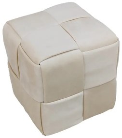 Σκαμπό Jisko Pakoworld Μπεζ Βελούδο 38X38X40 εκ 257-000028 Pakoworld-257-000028-Μπεζ 257-000028