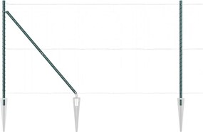 vidaXL Στύλος Περιφράξεων 26 pcs Γκρι 3,2 x 3,2 x 140 εκ