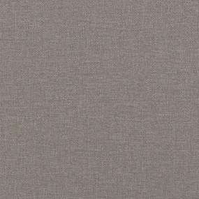vidaXL Καναπές Διθέσιος Taupe 140 εκ. Υφασμάτινος